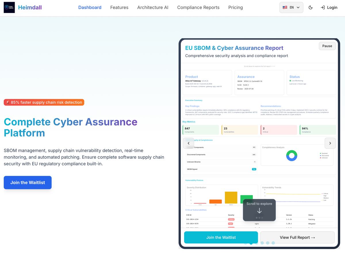 Heimdall - A Composable Architecture for AI: Part 1